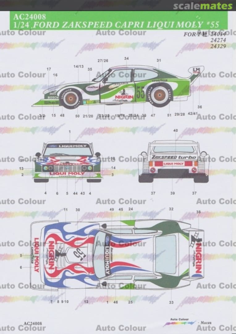 Boxart Ford Zakspeed Capri AC24008 Auto-Colour Boxart Ford Zakspeed Capri AC24008 Auto-Colour