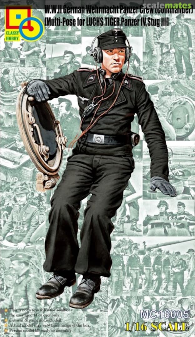 Boxart Wehrmacht Panzer Crew (Commander) MC16005 Classy Hobby Boxart Wehrmacht Panzer Crew (Commander) MC16005 Classy Hobby