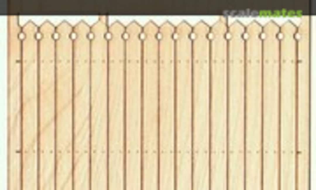 1:35 Holzzaun / Wooden fence Type 1 1/35 (Model Scene PL3-001) PL3-001