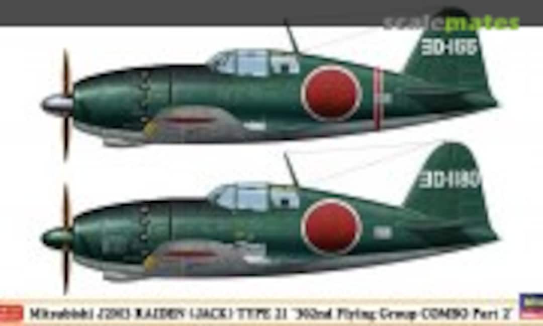 1:72 Mitsubishi J2M3 Raiden (Jack) Type 21 (Hasegawa 02234)