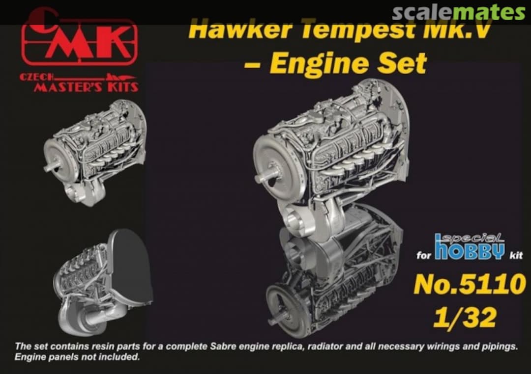Boxart Tempest Engine Set for Special Hobby Kit 5110 CMK Boxart Tempest Engine Set for Special Hobby Kit 5110 CMK