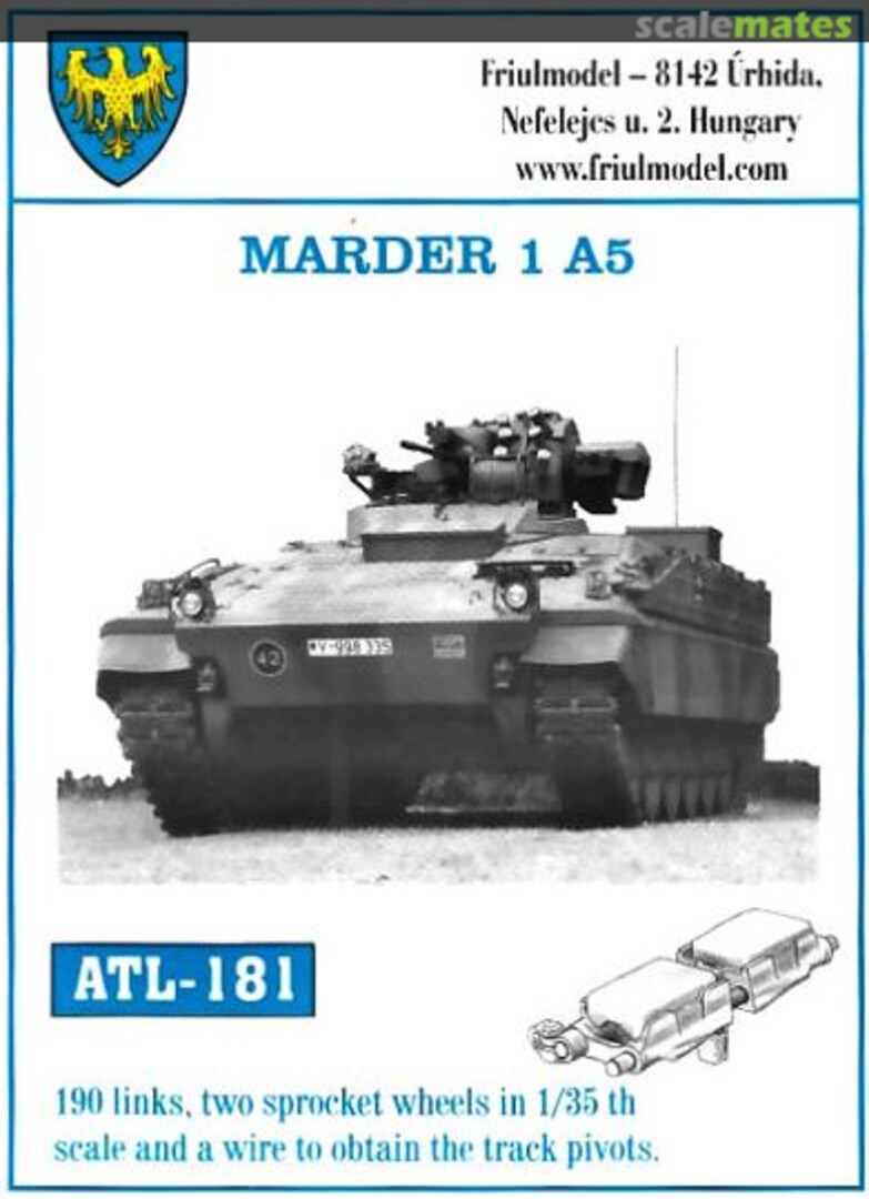 Boxart Marder 1 A5 tracks ATL-181 Friulmodel Boxart Marder 1 A5 tracks ATL-181 Friulmodel