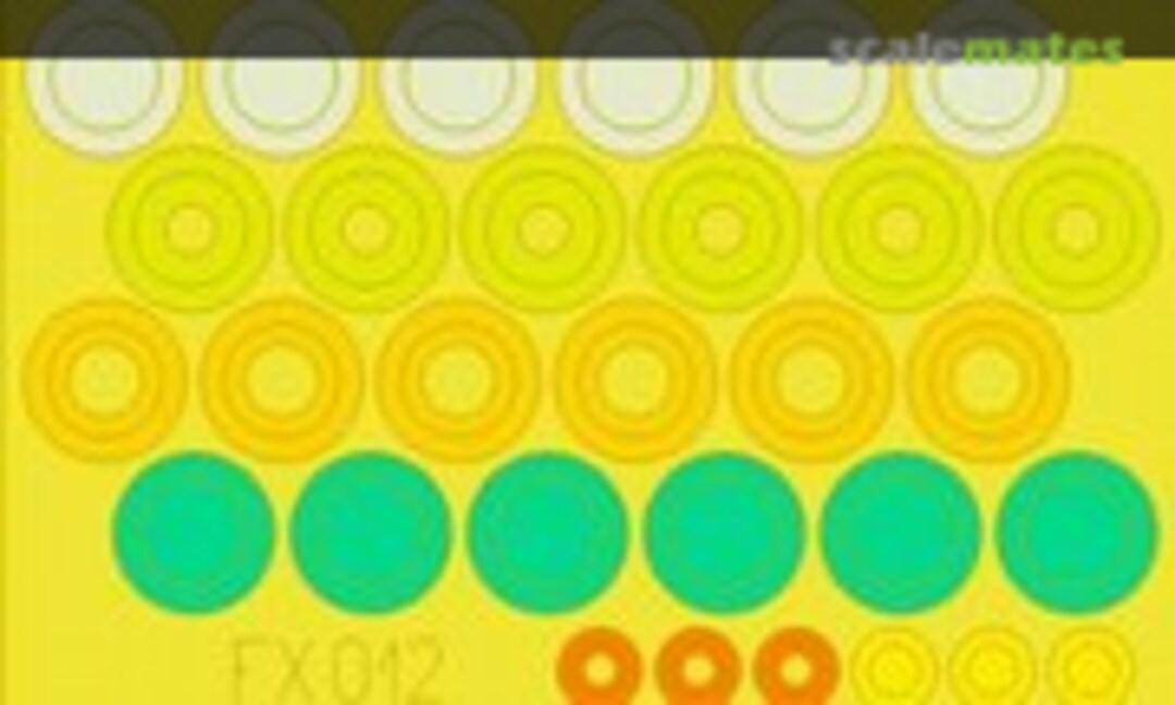 1:48 Pz. III Ausf. L wheel masks (Eduard FX012) FX012