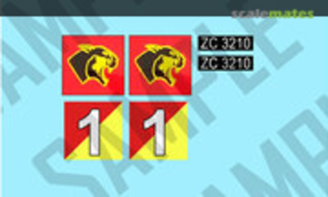 1:35 Malaysian AV-8 Bushmaster 25mm "Gempita" decals (Modelkits Official MWMD013) MWMD013