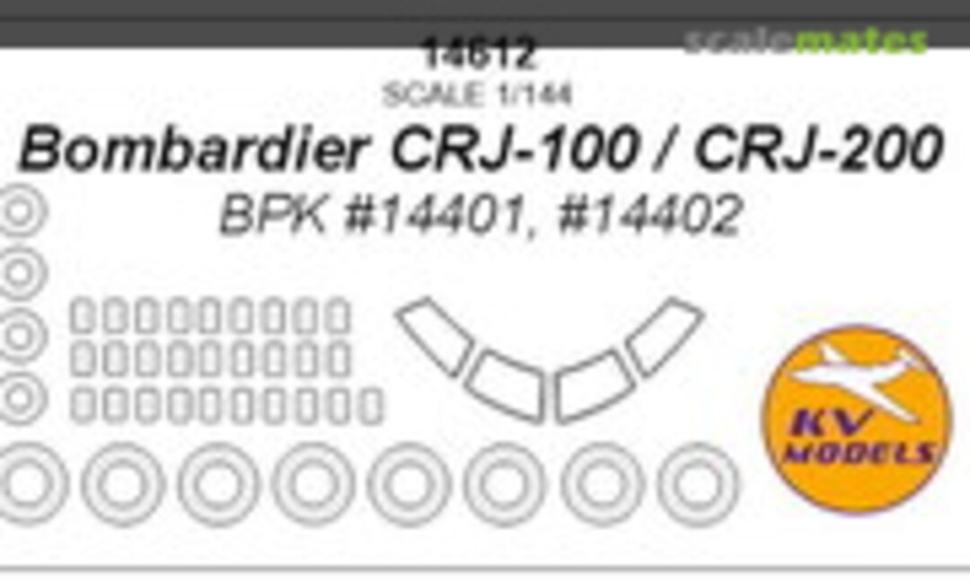 1:144 Bombardier CRJ-100 / CRJ-200 (KV Models 14612)