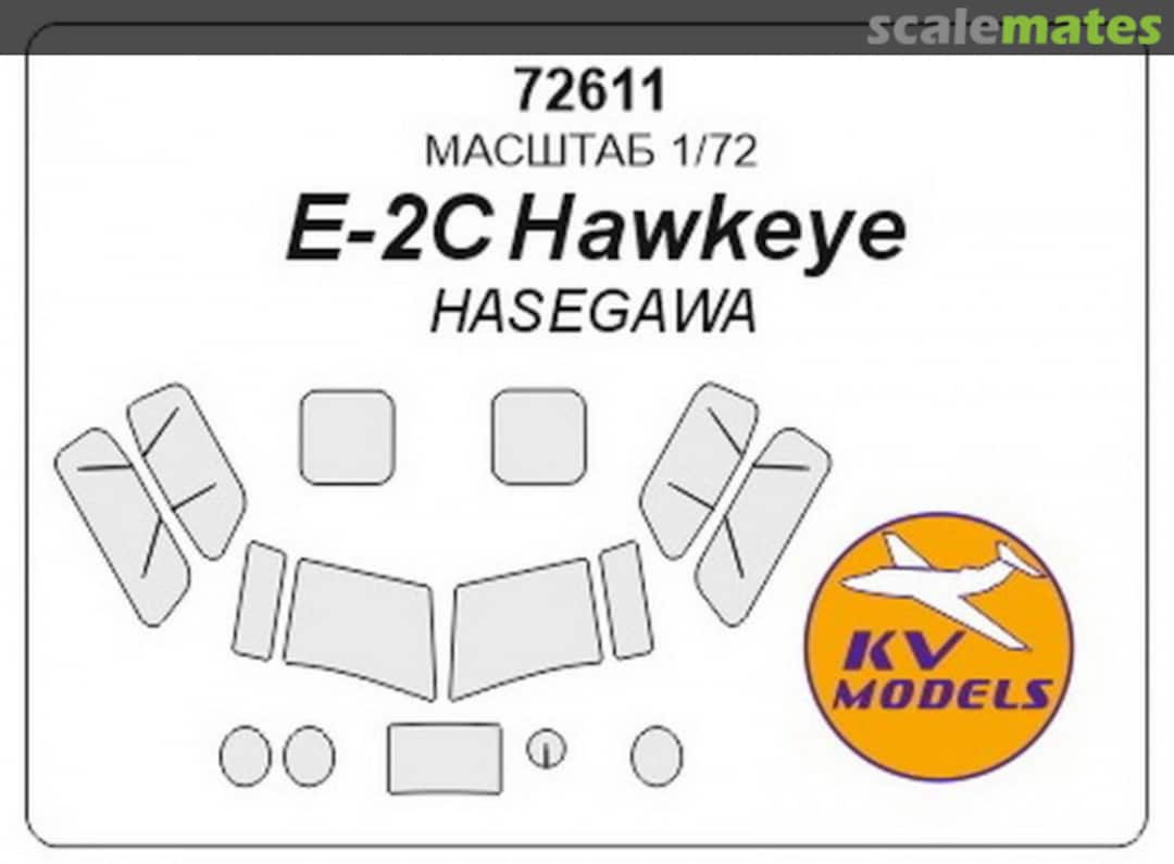 Boxart Painting masks for E-2C Hawkeye 72611 KV Models Boxart Painting masks for E-2C Hawkeye 72611 KV Models