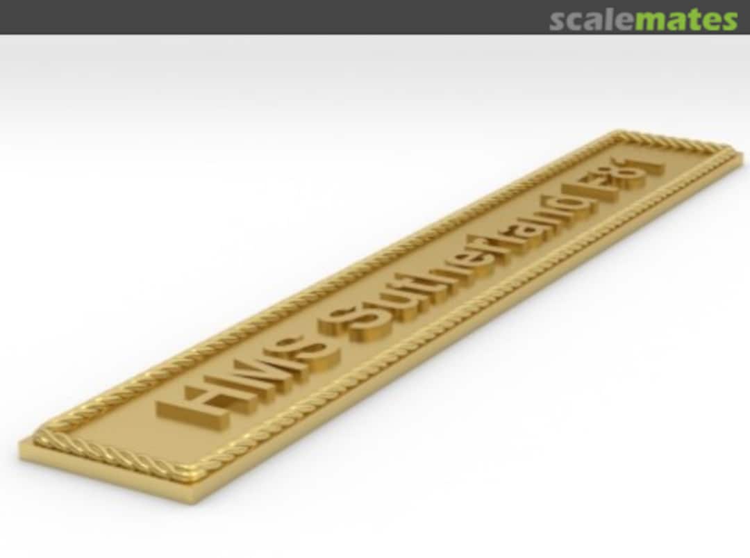 Boxart HMS Sutherland F81 np-Sutherland F81-2 Model Monkey