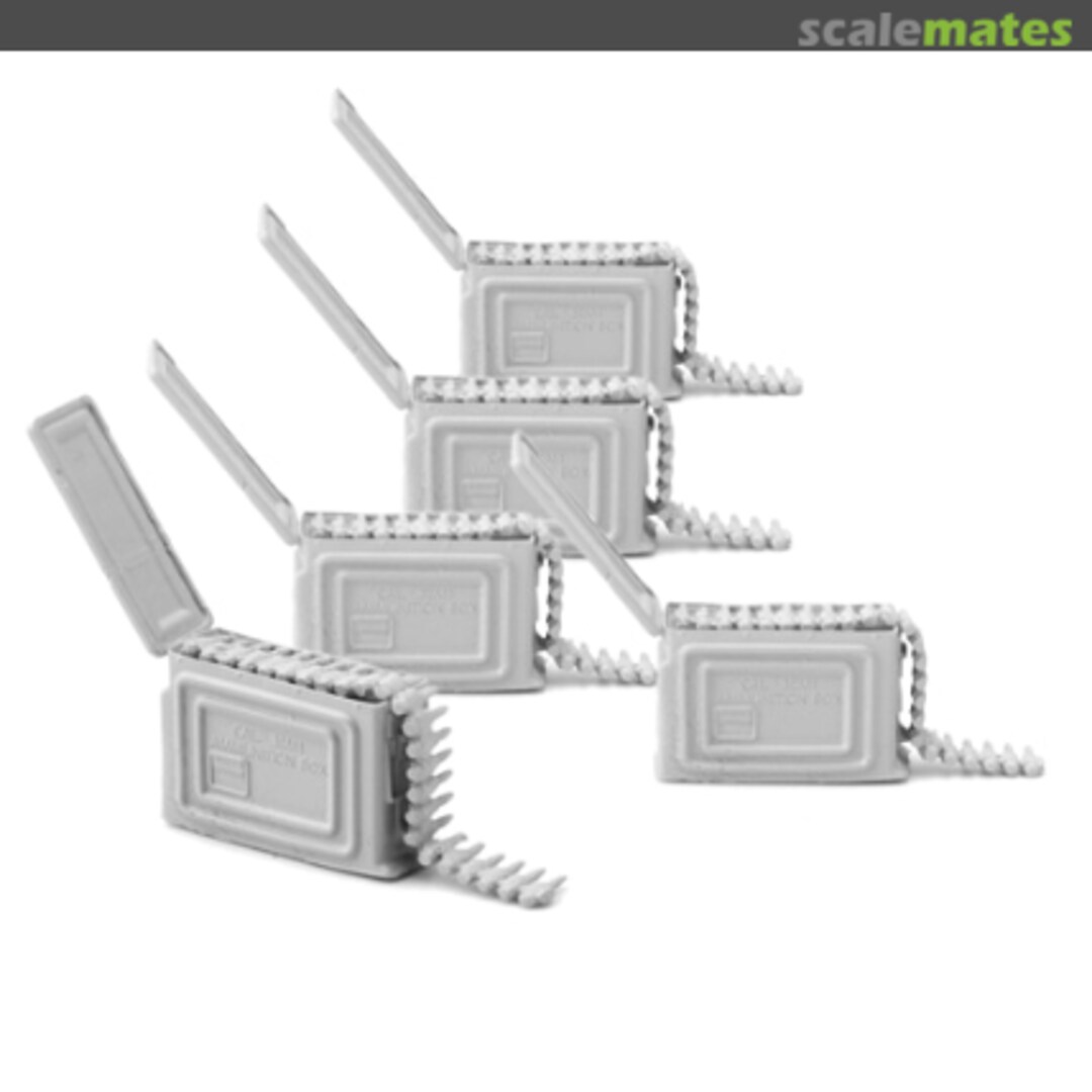 Boxart WWII Browning 1919 Ammo Box (opened) MM346 SOL Boxart WWII Browning 1919 Ammo Box (opened) MM346 SOL