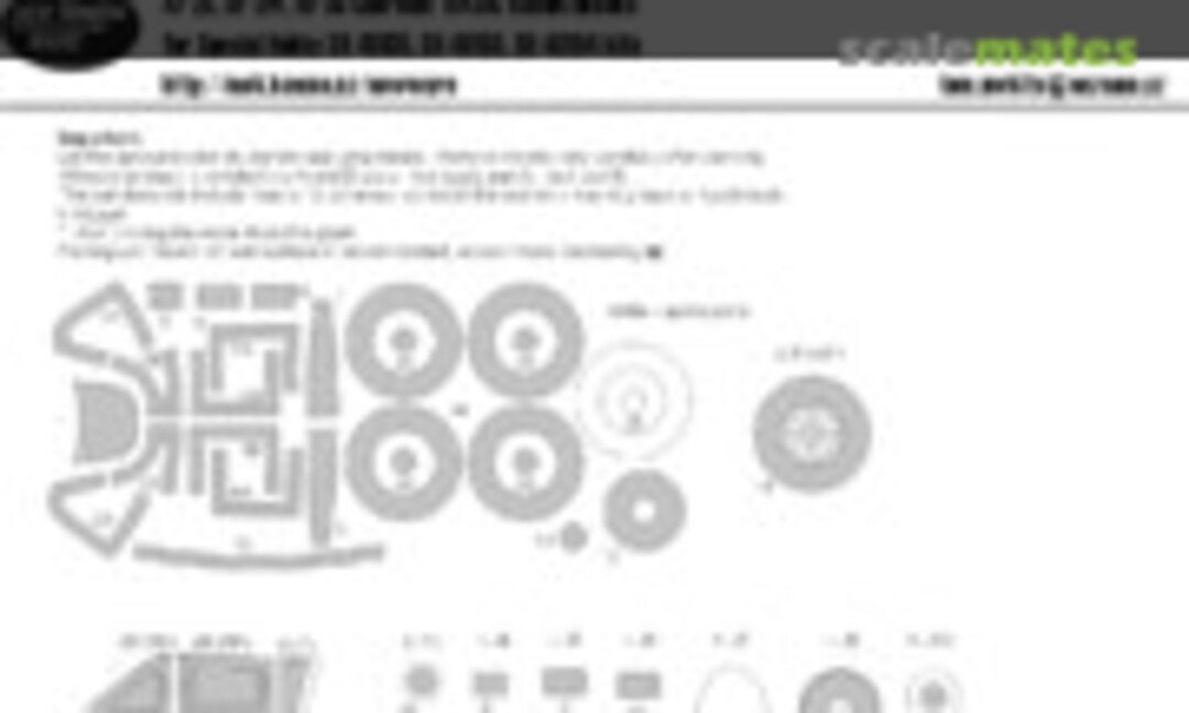 1:48 AF-2S, AF-2W, AF-3S Guardian BASIC kabuki masks (New Ware NWAM0621) NWAM0621