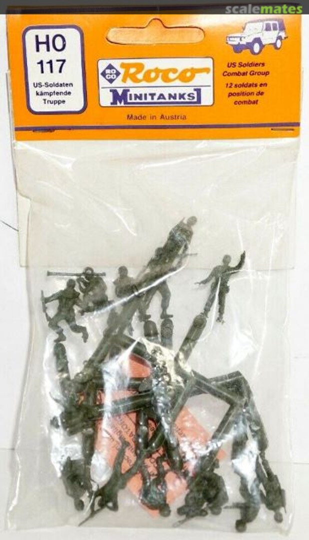 Boxart US Soldiers Combat Group 117 Roco Minitanks Boxart US Soldiers Combat Group 117 Roco Minitanks