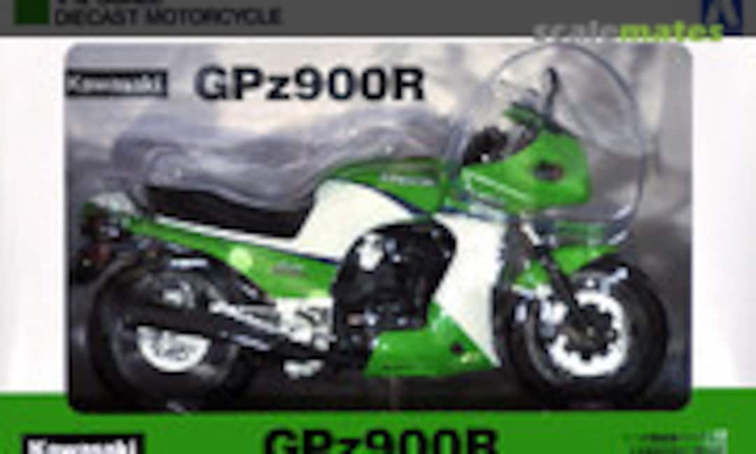 1:12 Kawasaki GPz900R Lime Green (Aoshima 109205)