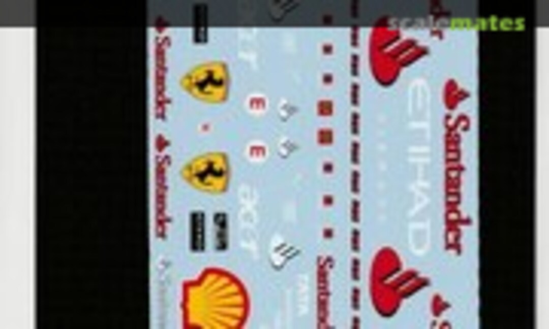 1:20 Ferrari F10 Decal (Museum collection D1089) D1089