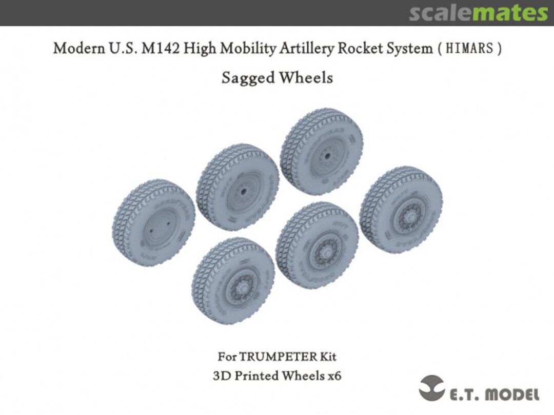 Boxart US Modern M142 High Mobility Artillery Rocket System (HIMARS) Sagged Wheels P35-127 E.T. Model Boxart US Modern M142 High Mobility Artillery Rocket System (HIMARS) Sagged Wheels P35-127 E.T. Model