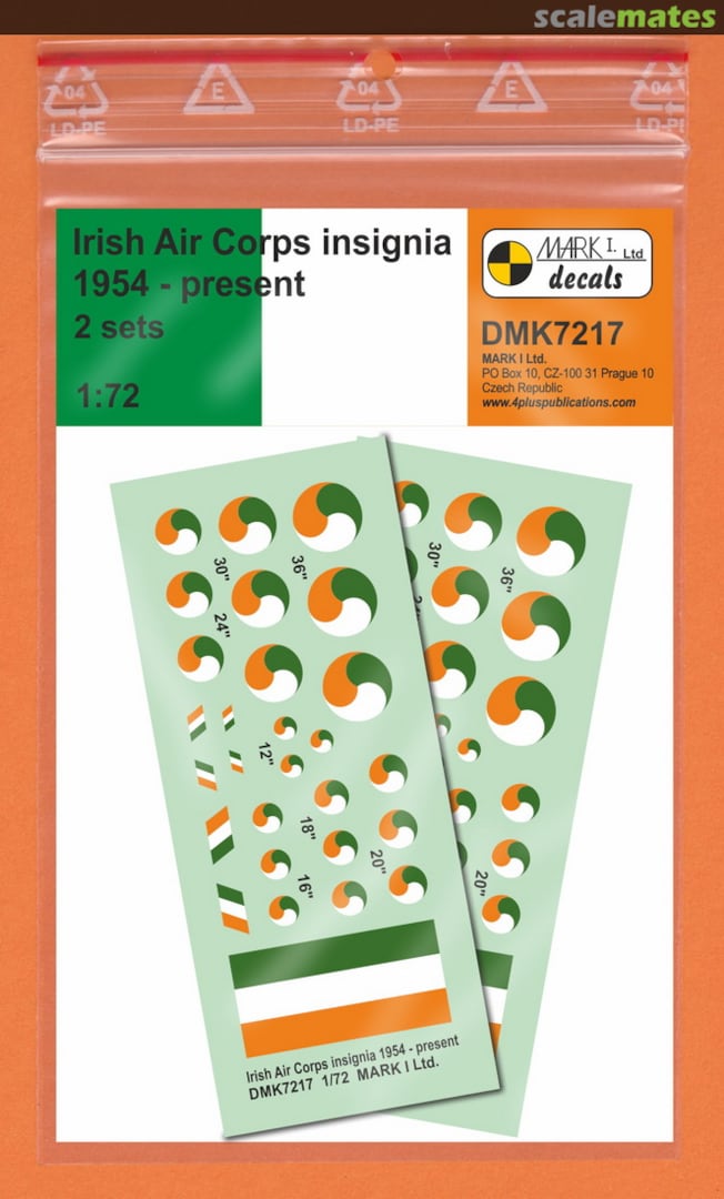 Boxart Irish Air Corps Insignia 1954-present DMK7217 Mark I Boxart Irish Air Corps Insignia 1954-present DMK7217 Mark I