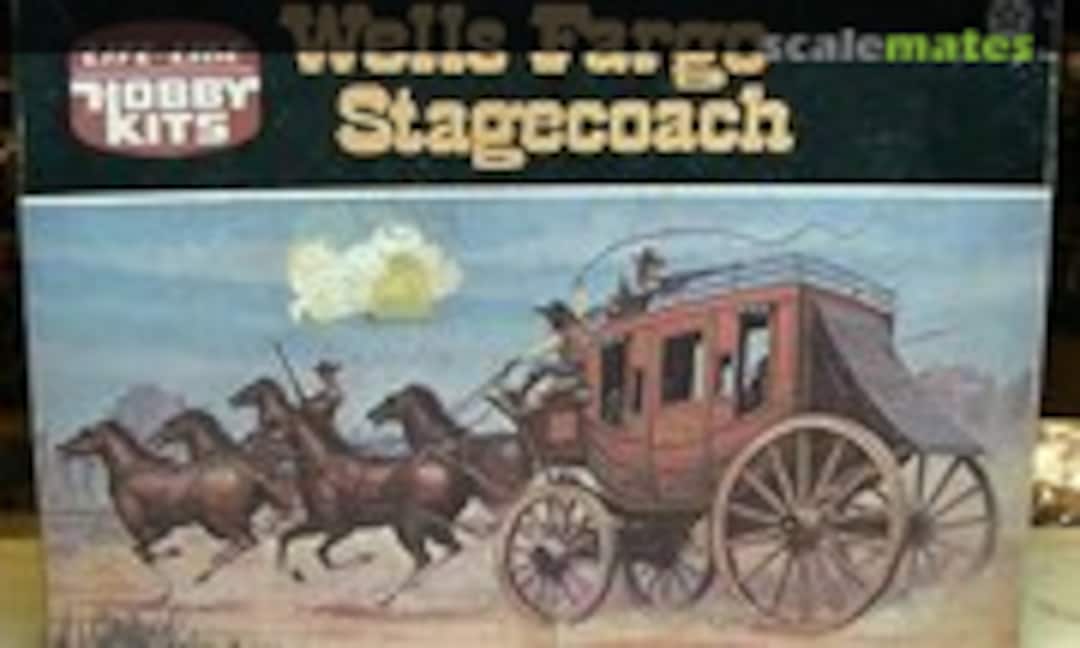 1:48 Wells Fargo Stagecoach (LIFE-LIKE Hobby Kits 09682)