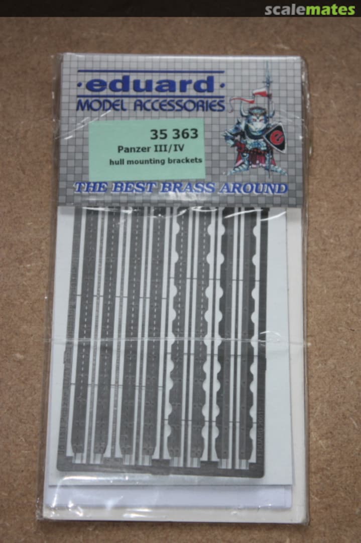 Boxart Panzer III/IV Hull Mounting Brackets 35363 Eduard Boxart Panzer III/IV Hull Mounting Brackets 35363 Eduard