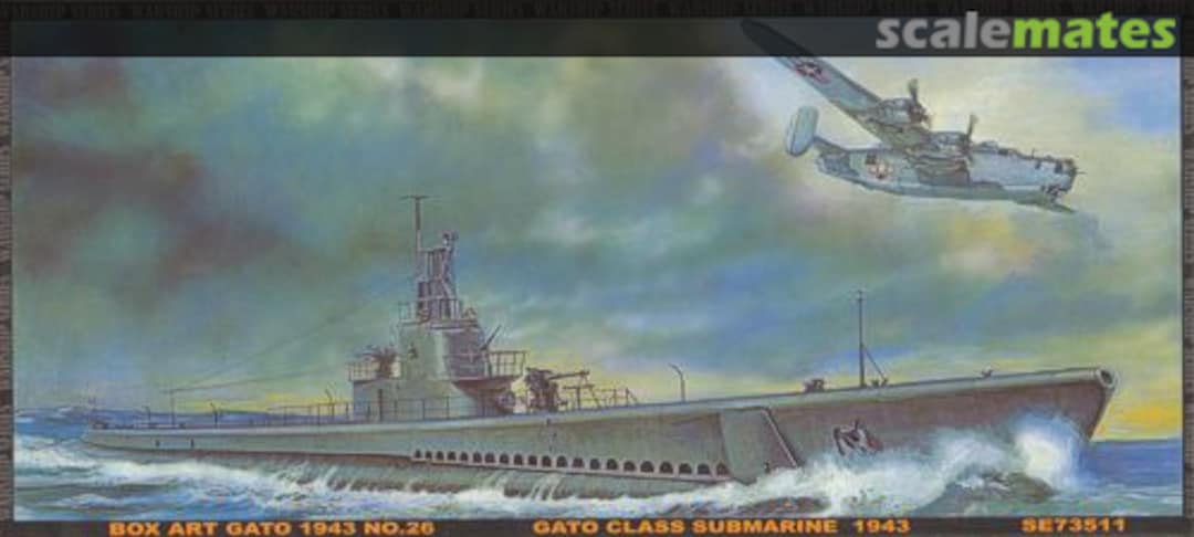 Boxart Gato Class Submarine 1943 SE73511 AFV Club Boxart Gato Class Submarine 1943 SE73511 AFV Club
