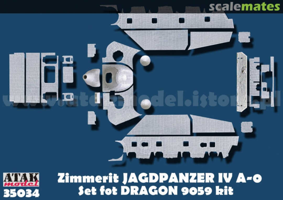 Boxart ZIMMERIT JAGDPANZER IV A-0 35034 Atak Model Boxart ZIMMERIT JAGDPANZER IV A-0 35034 Atak Model