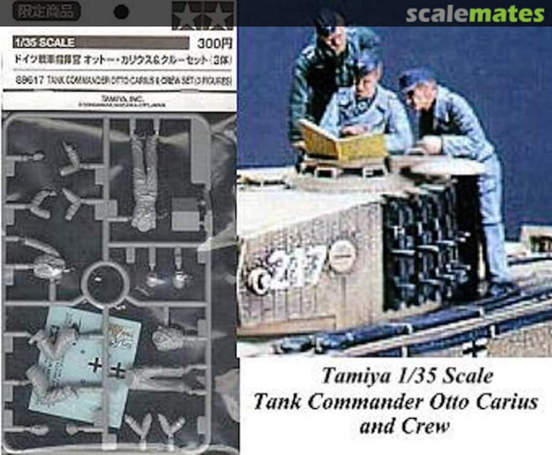 Boxart Tank Commander Otto Carius and Crew 89617 Tamiya Boxart Tank Commander Otto Carius and Crew 89617 Tamiya