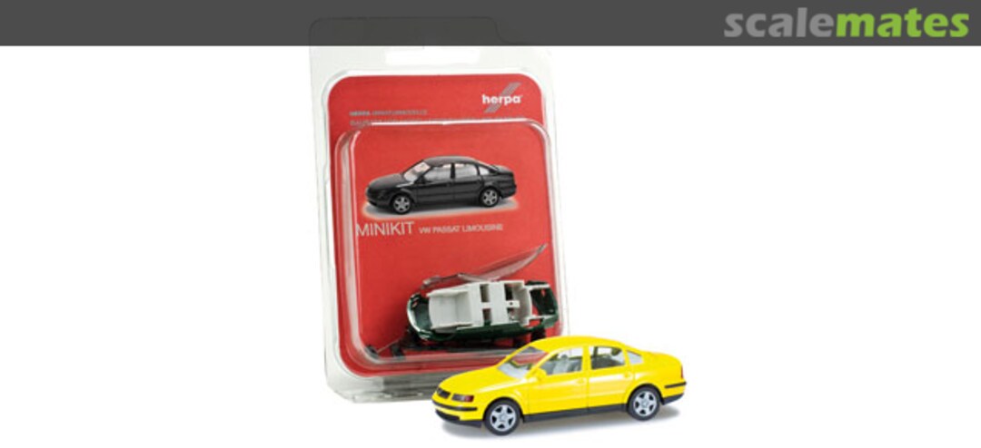 Boxart MiniKit: VW Passat Limousine, yellow 012430-002 Herpa Boxart MiniKit: VW Passat Limousine, yellow 012430-002 Herpa