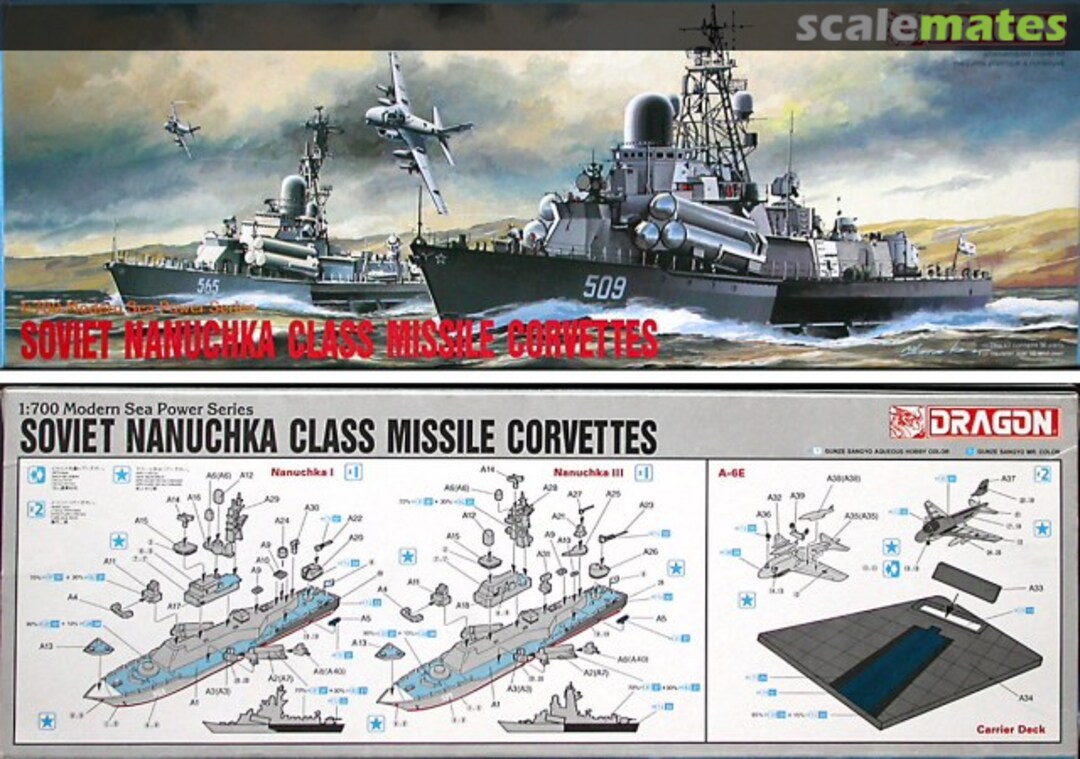Boxart Soviet Nanuchka Class Missile Corvettes 7012 Dragon