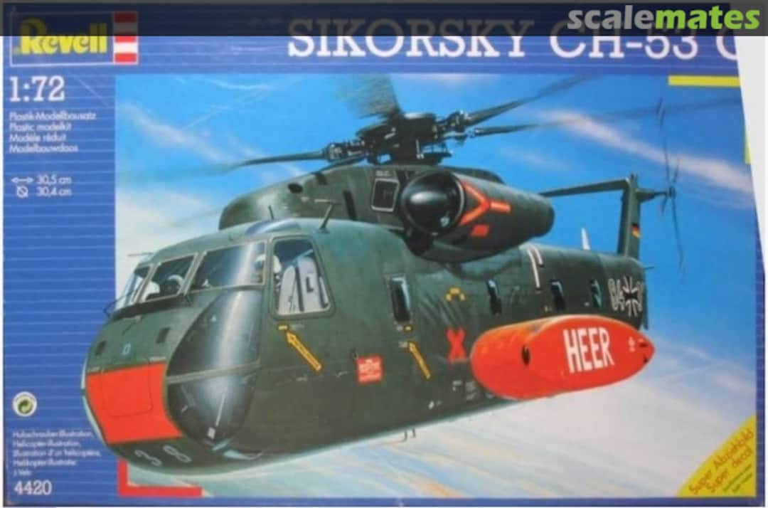 Boxart Sikorsky CH-53 G 4420 Revell Boxart Sikorsky CH-53 G 4420 Revell