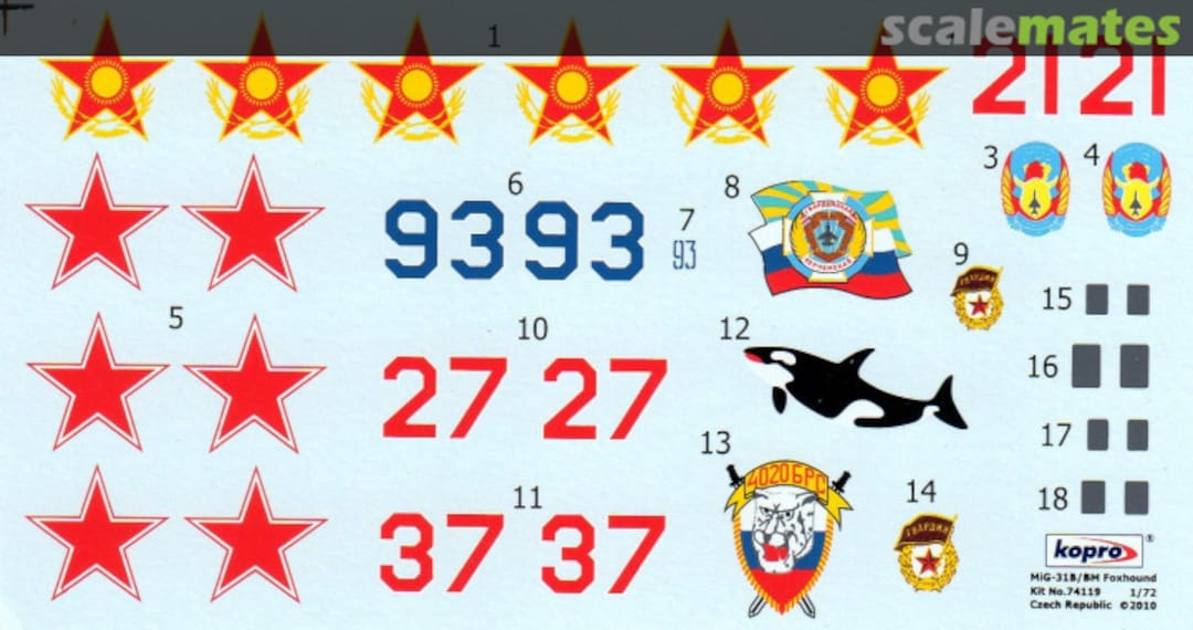 Boxart MiG 31B/BM Foxhound 74119 Kopro Boxart MiG 31B/BM Foxhound 74119 Kopro