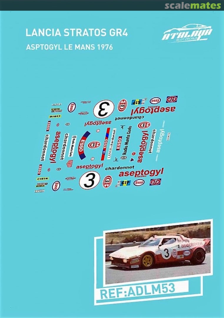Boxart Lancia Stratos HF Turbo "aseptogyl" ADLM53 Atalaya Slot Decals Boxart Lancia Stratos HF Turbo "aseptogyl" ADLM53 Atalaya Slot Decals