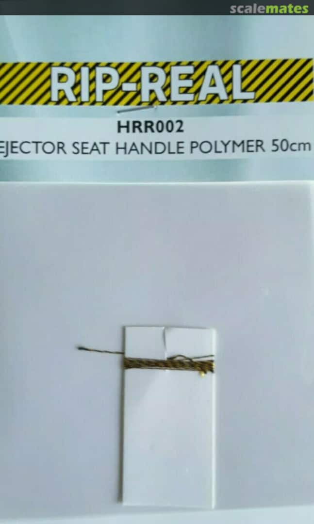 Boxart Rip-Real Ejector Seat Handle Polymer Golden Yellow/Black 50cm HRR002 High Planes Models Boxart Rip-Real Ejector Seat Handle Polymer Golden Yellow/Black 50cm HRR002 High Planes Models