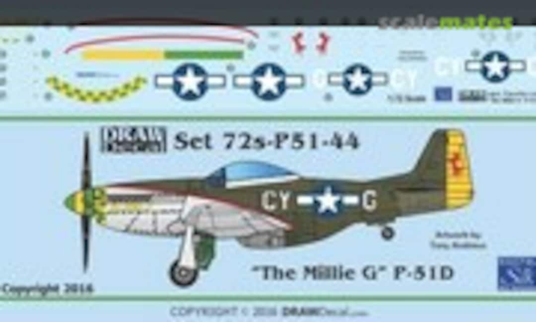 1:72 P-51D “The Millie G” (Draw Decal 72-P51-44) 72-P51-44