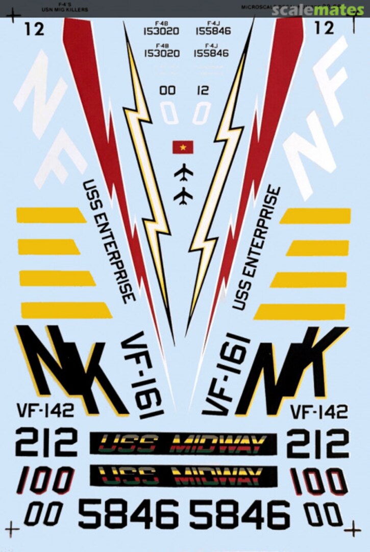 Boxart F-4B/J USN Mig Killers 32-66 Microscale