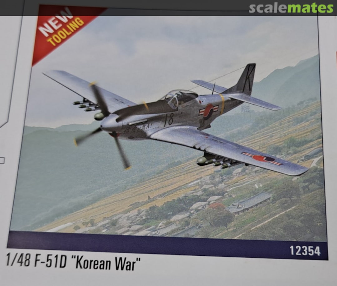 Boxart F-51D "Korean War" 12354 Academy Boxart F-51D "Korean War" 12354 Academy