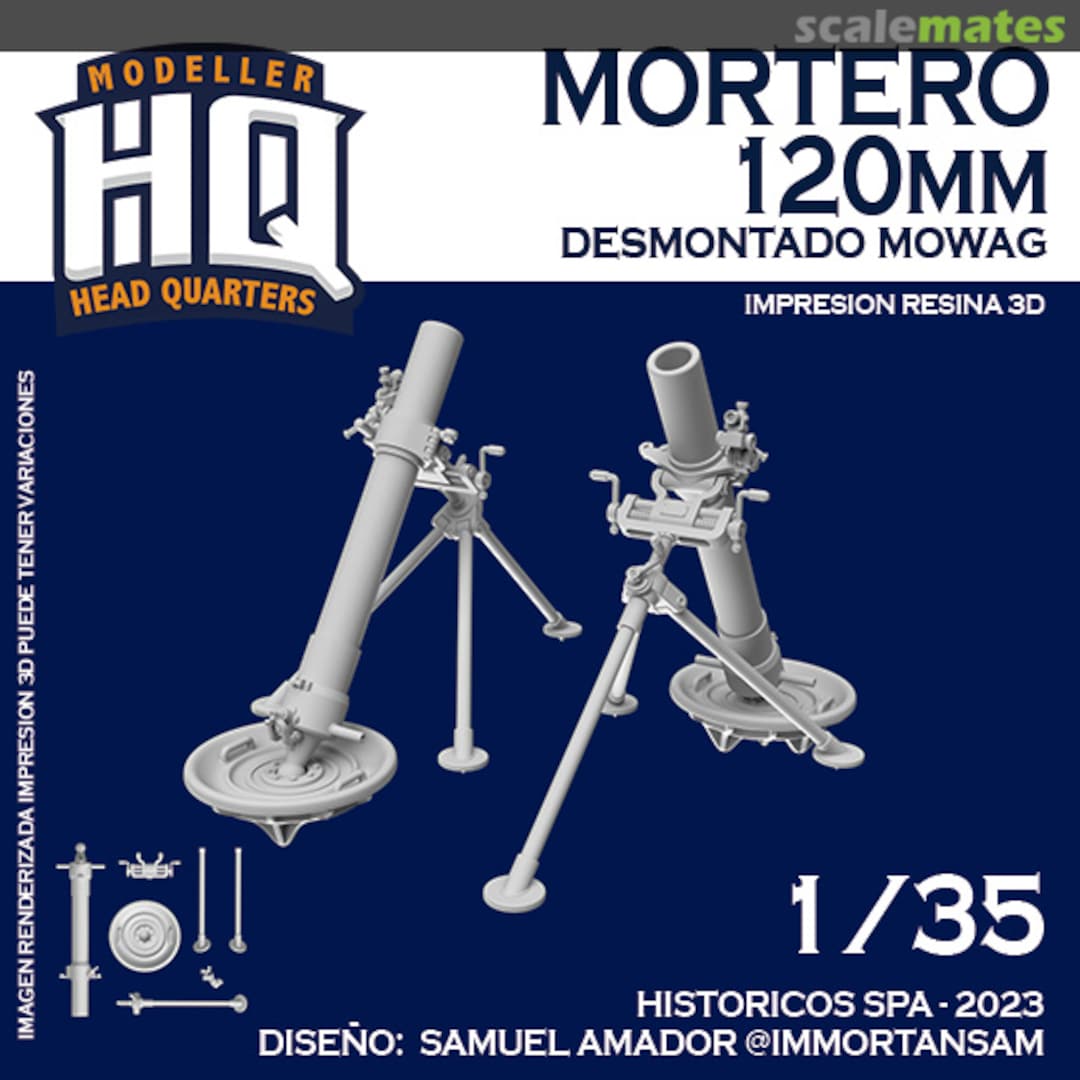 Boxart MORTERO 120MM HQ35522 HQ Boxart MORTERO 120MM HQ35522 HQ