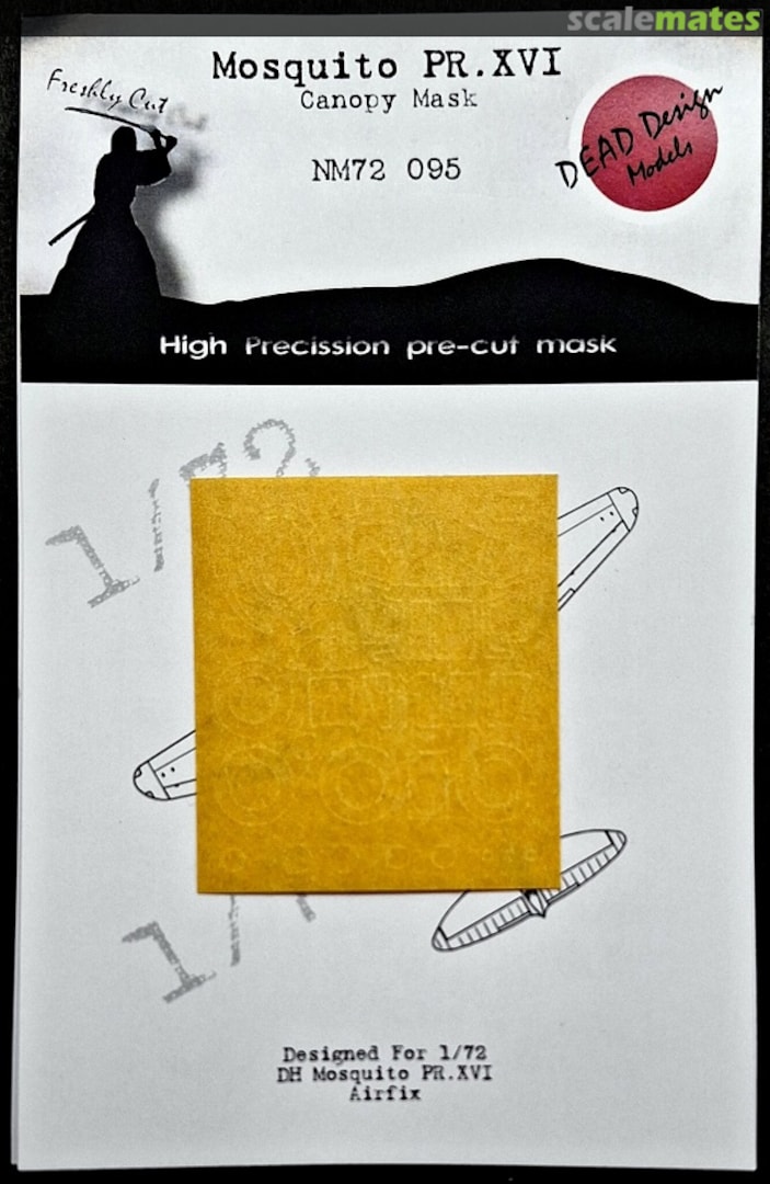Boxart Mosquito PR.XVI - Canopy Mask NM72095 DEAD Design Models Boxart Mosquito PR.XVI - Canopy Mask NM72095 DEAD Design Models
