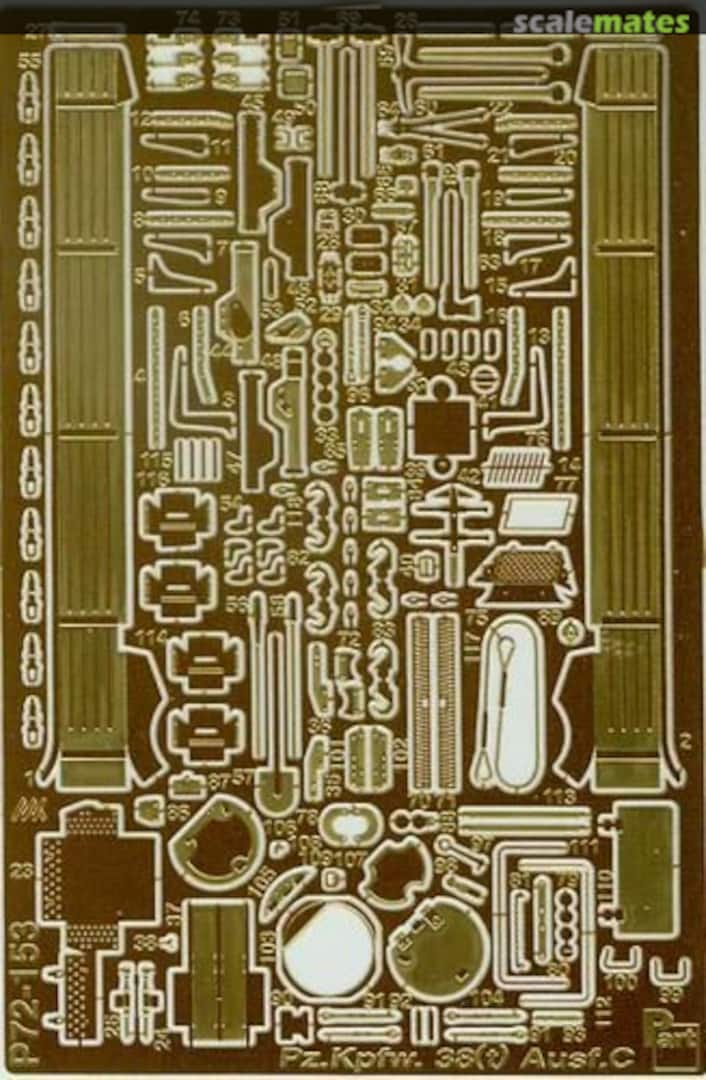 Boxart Pz.Kpfw.38(t) Ausf.C P72-153 Part Boxart Pz.Kpfw.38(t) Ausf.C P72-153 Part
