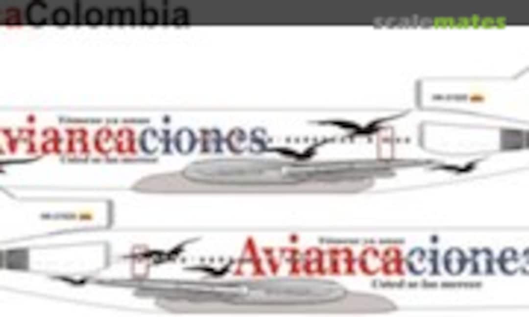 1:144 Avianca 727-200 (Nazca decals avi001) avi001