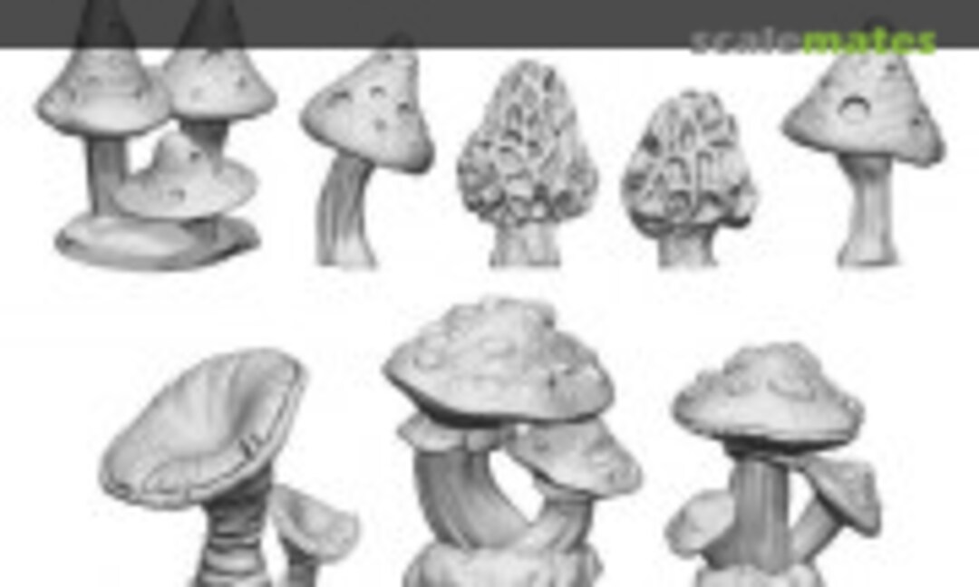 1:48 Wild Mushrooms XL x8 (Green Stuff World 12962) 12962