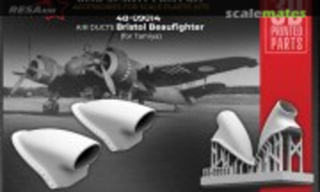 1:48 Beaufighter air ducts (RESArm 48-09014) 48-09014