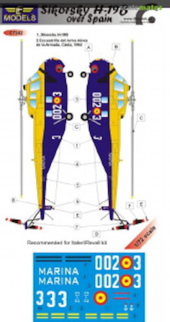 Boxart Sikorsky H-19B SPAIN C7242 LF Models Boxart Sikorsky H-19B SPAIN C7242 LF Models