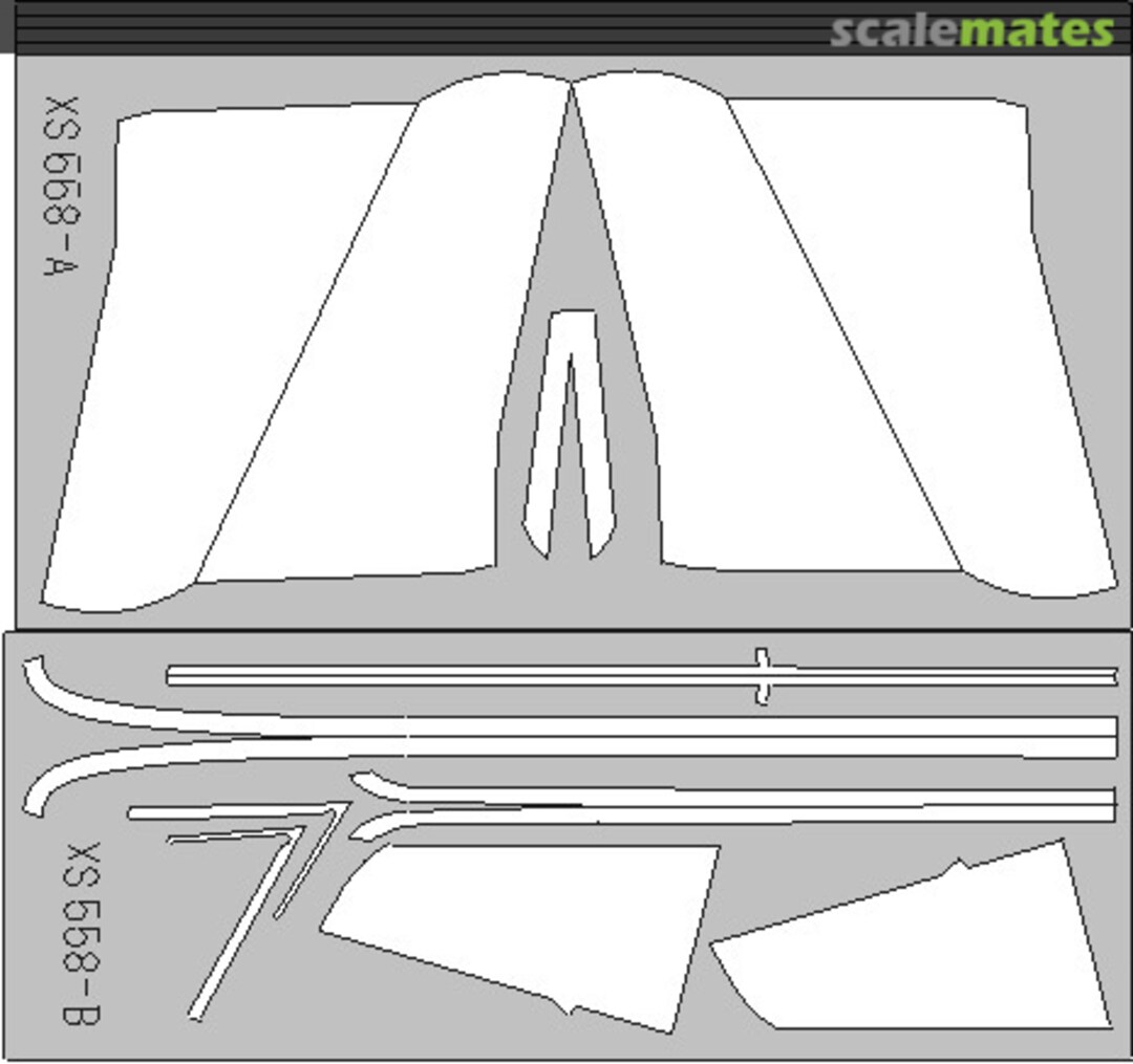 Boxart F-107 Camouflage Scheme XS558 Eduard