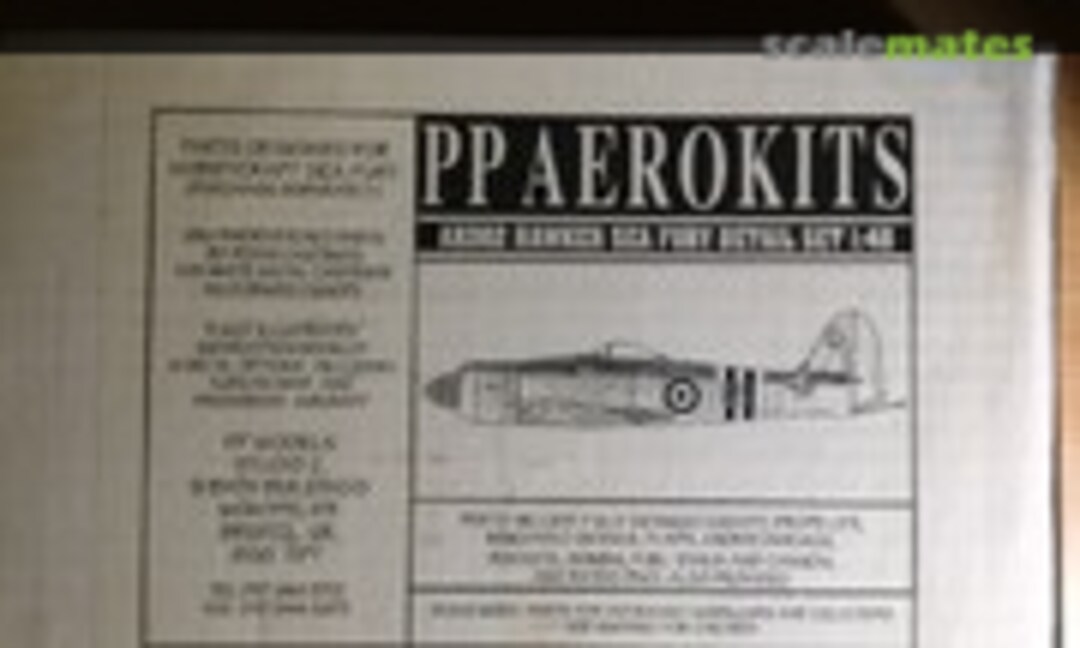 1:48 Hawker Sea Fury Detail Set (PP Aerokits AK002) AK002