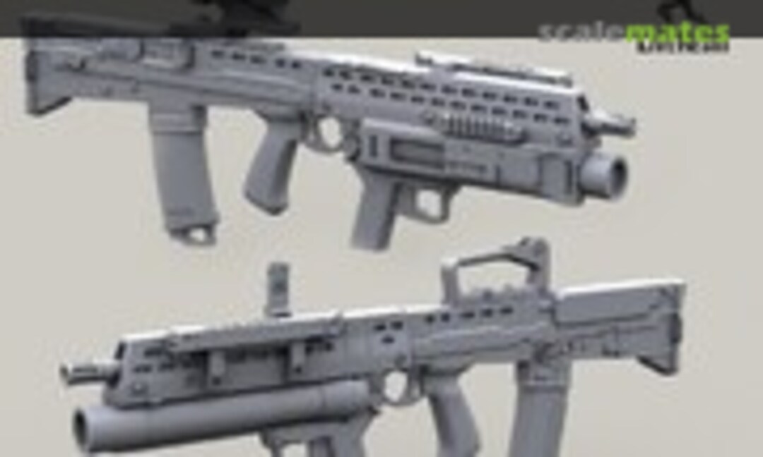 1:35 L85A2 SA80 Assault Rifle w/H&K M320 GLM (Live Resin LRE-35211) LRE-35211