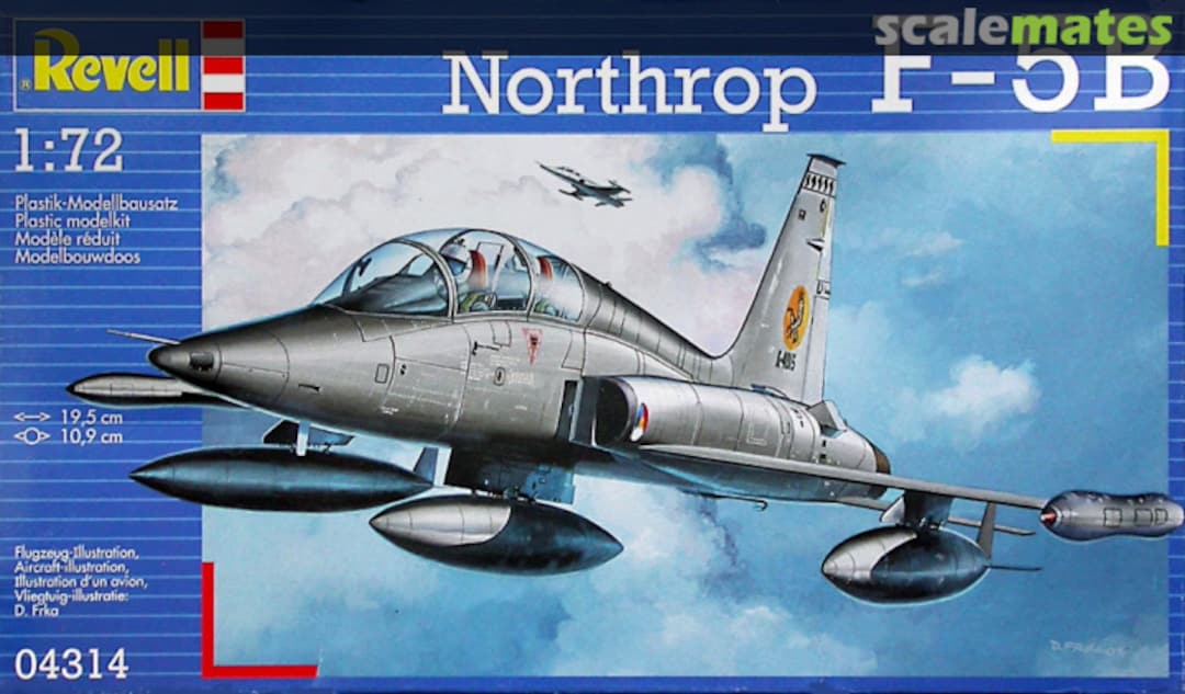 Boxart Northrop F-5B 04314 Revell Boxart Northrop F-5B 04314 Revell