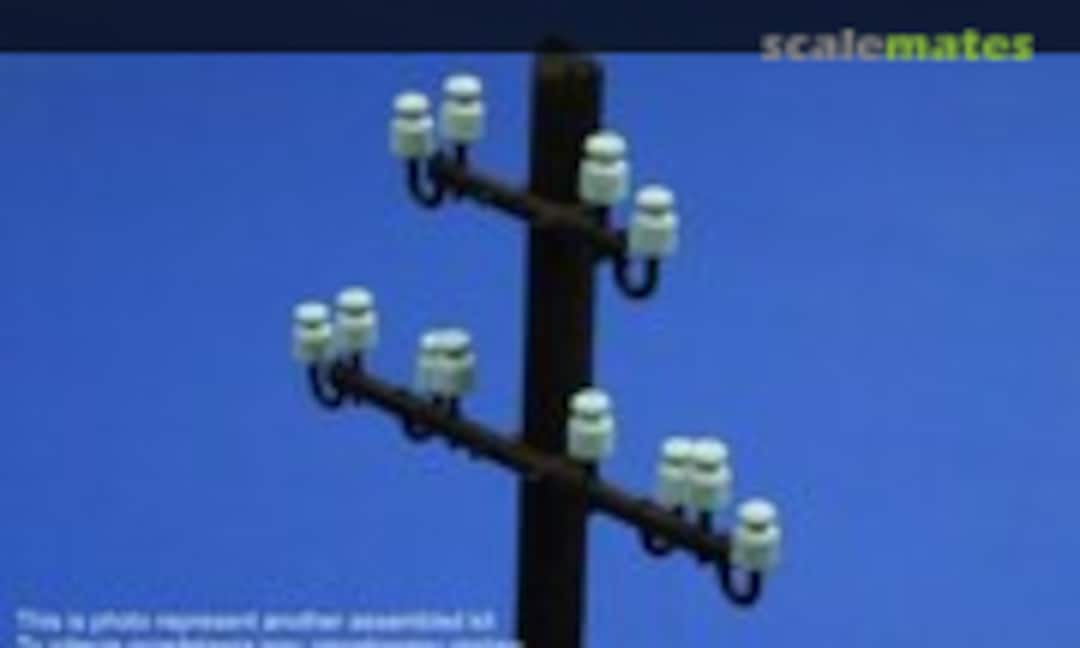 1:35 Model Telegraphic pillar with 4 insulators (RB Model 35D02) 35D02