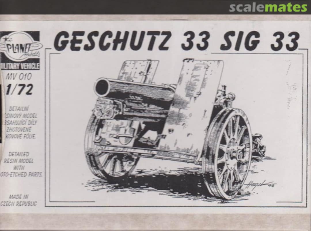 Boxart Geschütz 33 SIG 33 MV010 Planet Models Boxart Geschütz 33 SIG 33 MV010 Planet Models