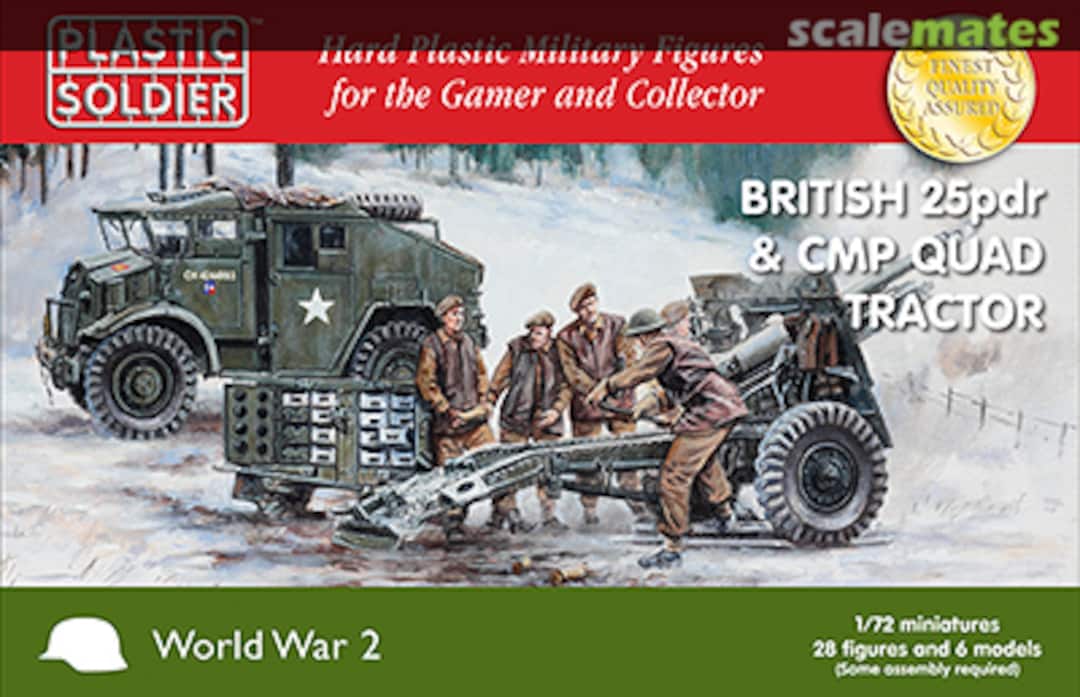 Boxart 25pdr and CMP Tractor WW2G20007 Plastic Soldier Boxart 25pdr and CMP Tractor WW2G20007 Plastic Soldier