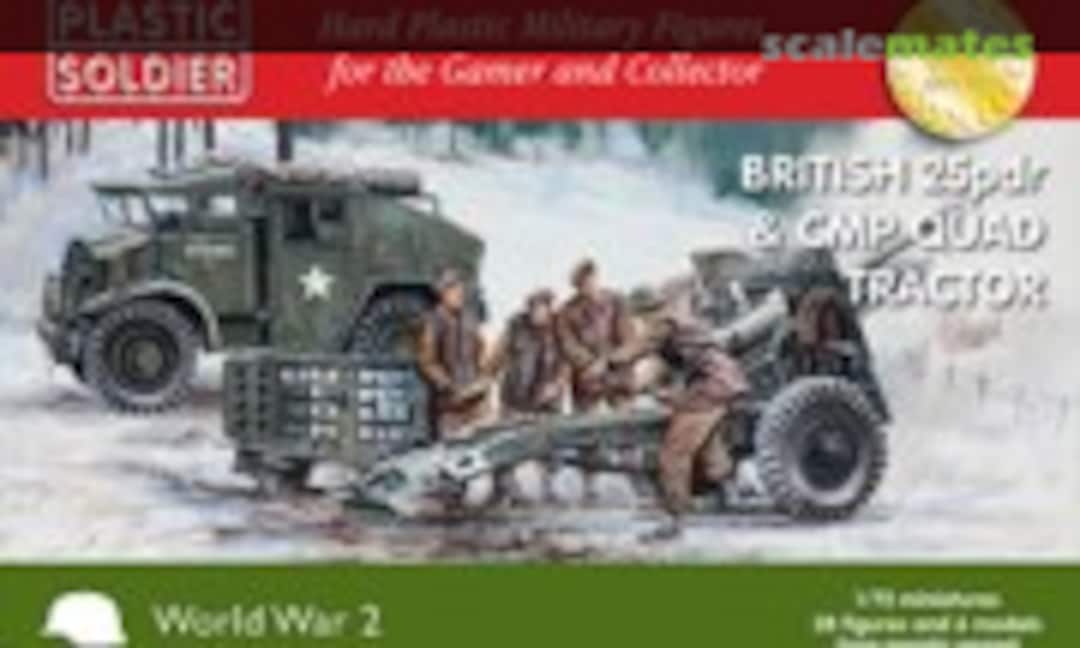 1:72 25pdr and CMP Tractor (Plastic Soldier WW2G20007) WW2G20007