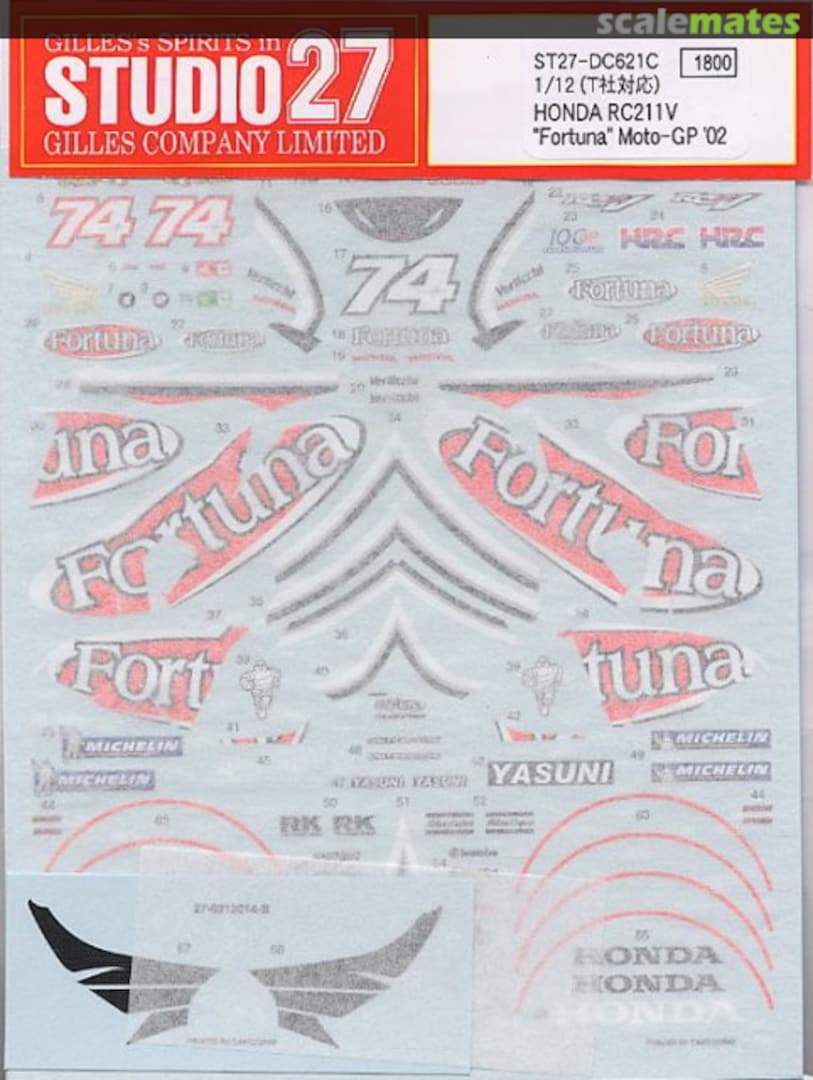 Boxart Honda RC211V ST27-DC621C Studio27