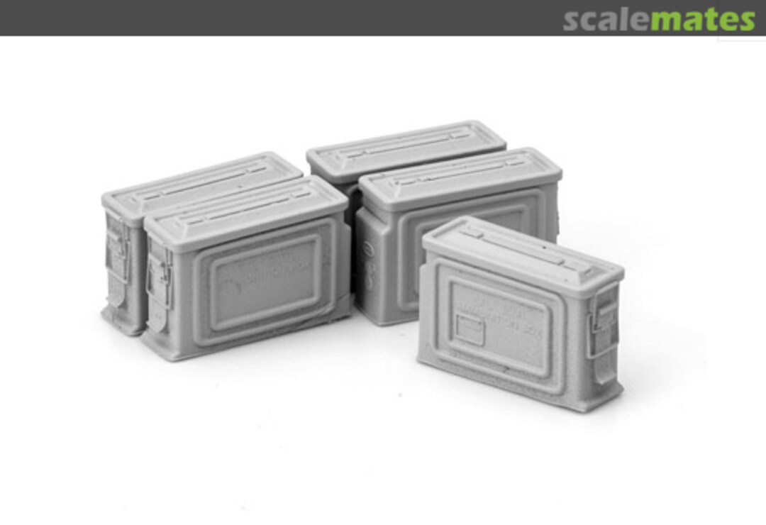 Boxart WWII Browning 1919 Ammo Box (closed) MM347 SOL Boxart WWII Browning 1919 Ammo Box (closed) MM347 SOL