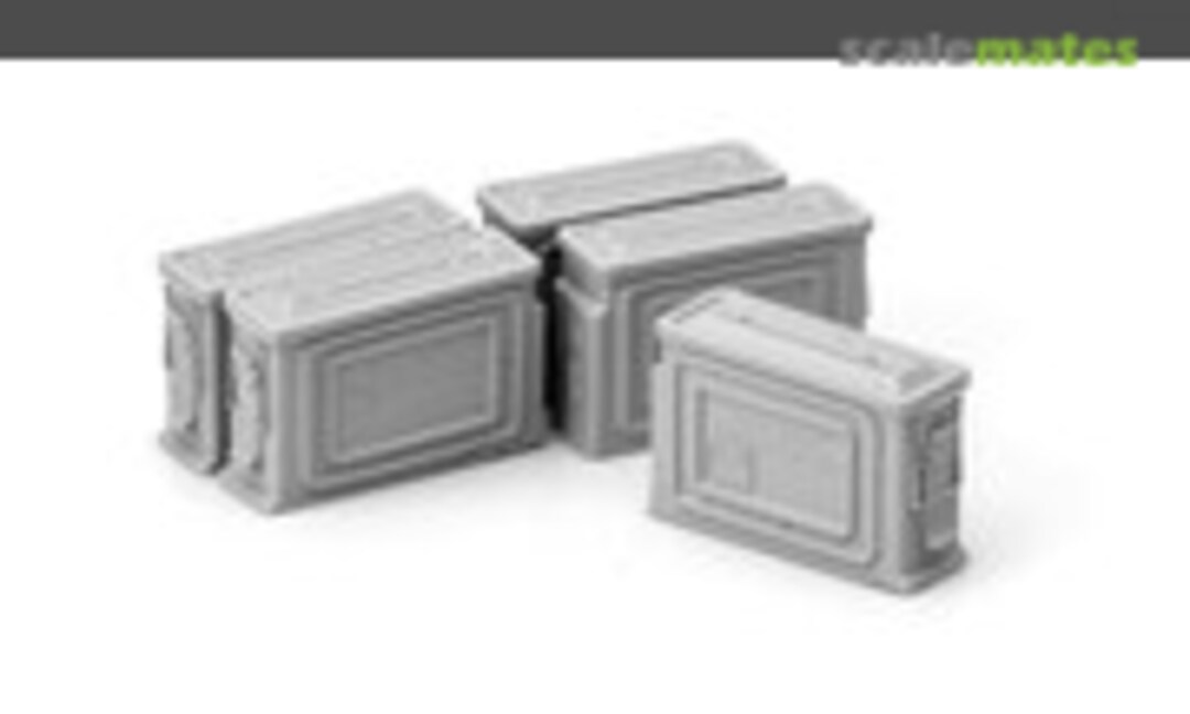 1:16 WWII Browning 1919 Ammo Box (closed) (SOL MM347) MM347